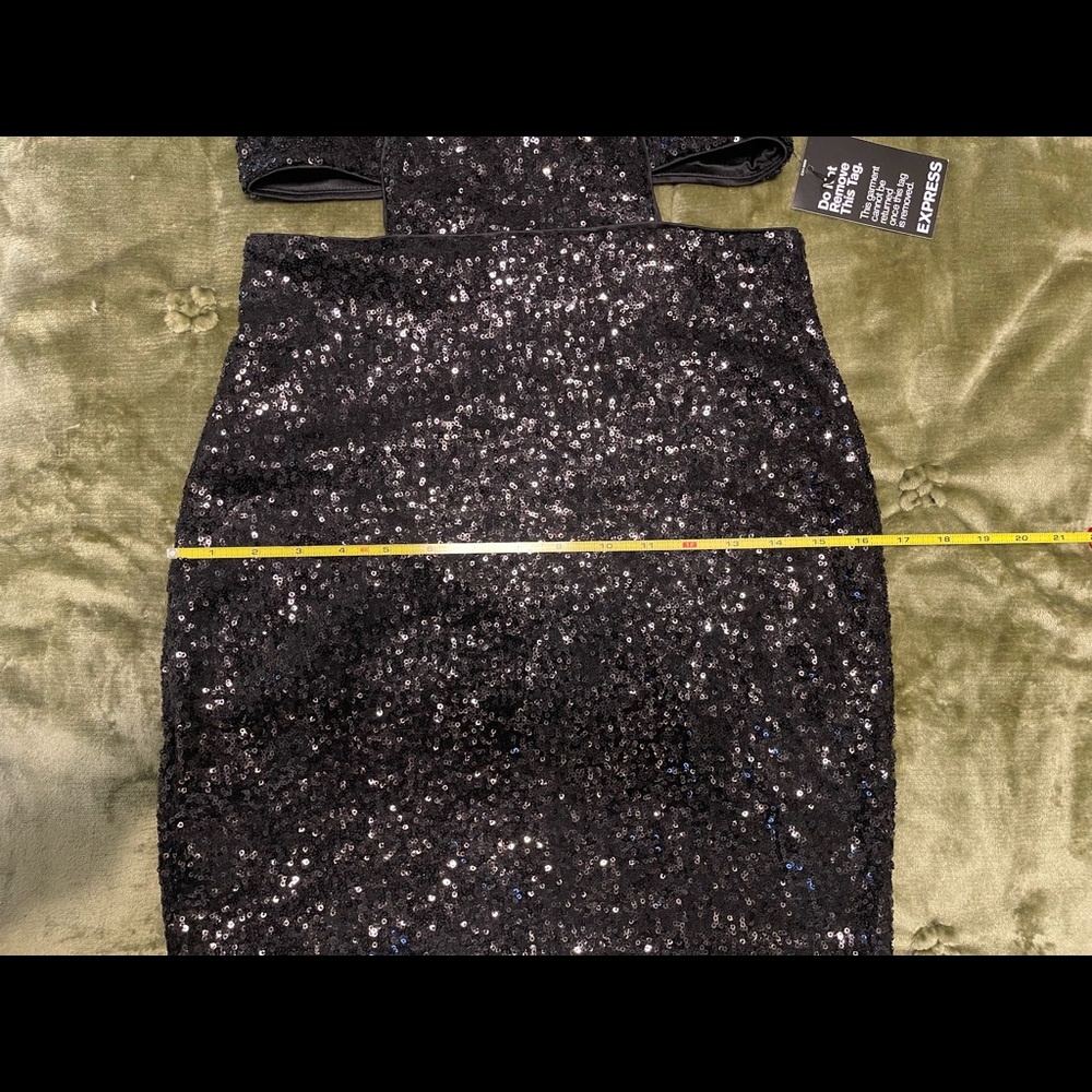 Express Sequin Cutout Dress - Picture 9 of 16